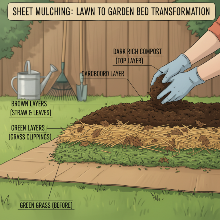 Sheet Mulching: Transform Lawn Into Garden Beds Fast
