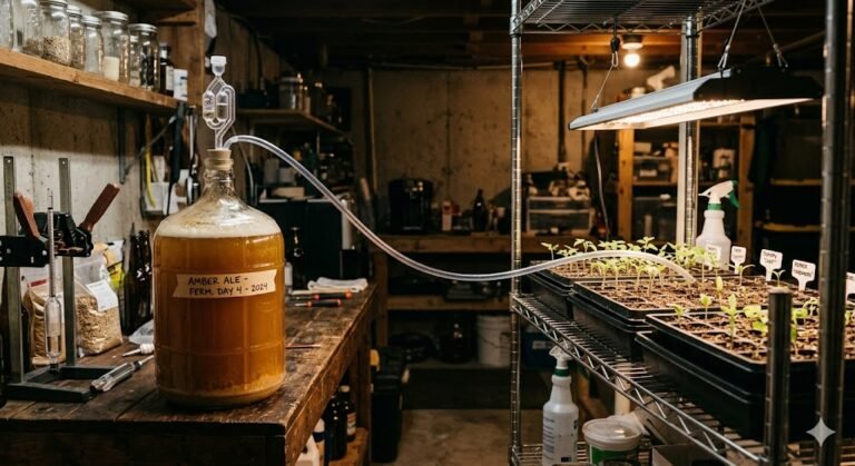 homebrew feeding seedlings co2