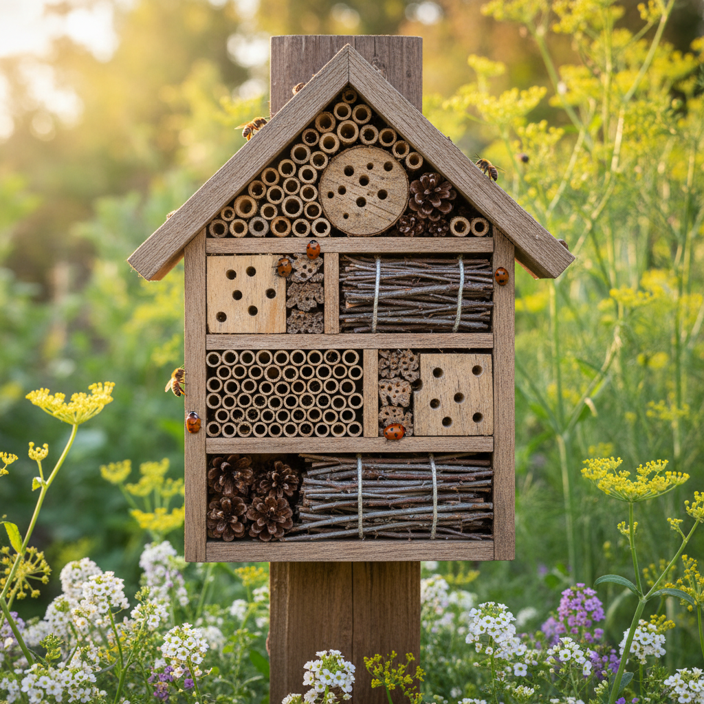 Beneficial Insect Hotels: Attract Natural Pest Control Partners