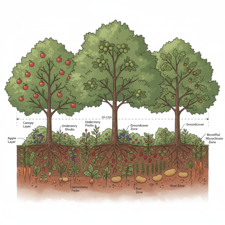 Canopy Layer Planning: Choose Trees That Feed Your Forest