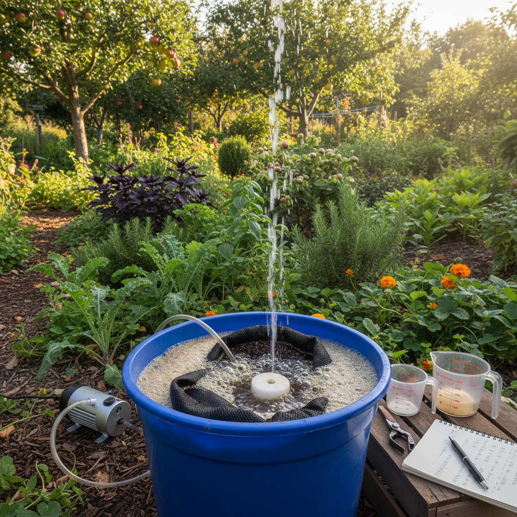 Compost Tea Brewing: Liquid Gold for Food Forest Layers