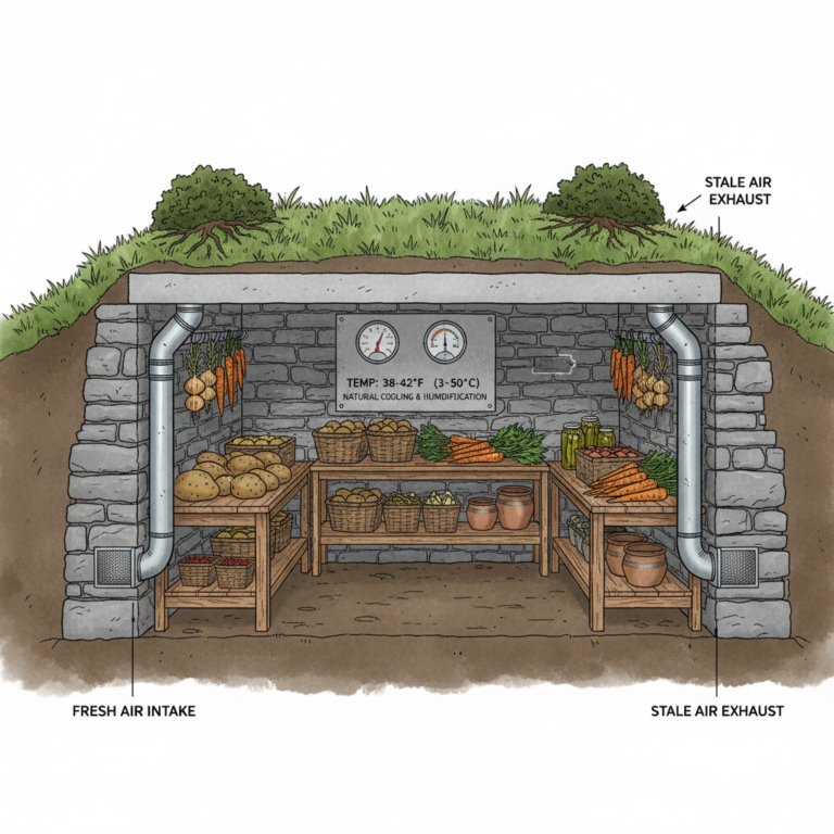 Root Cellar Design: Store Harvests Without Electricity