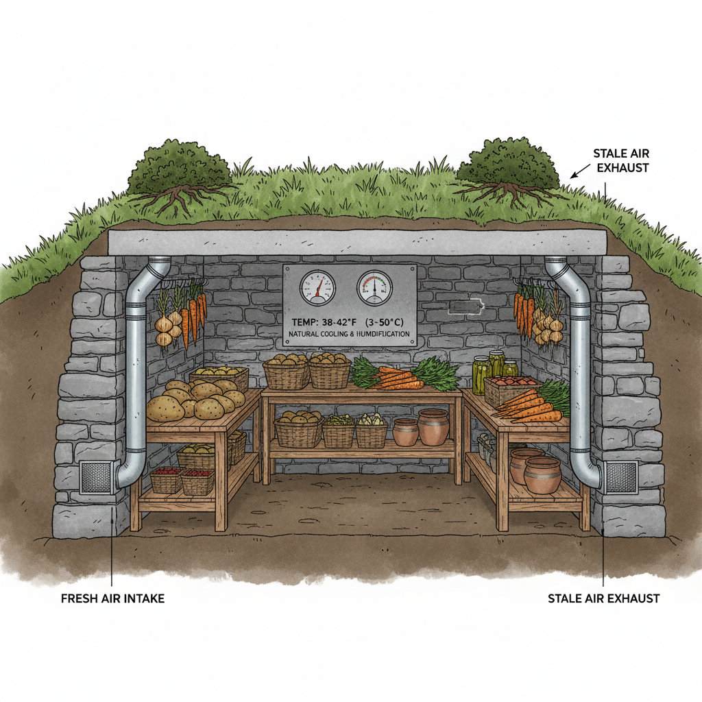 Root Cellar Design: Store Harvests Without Electricity