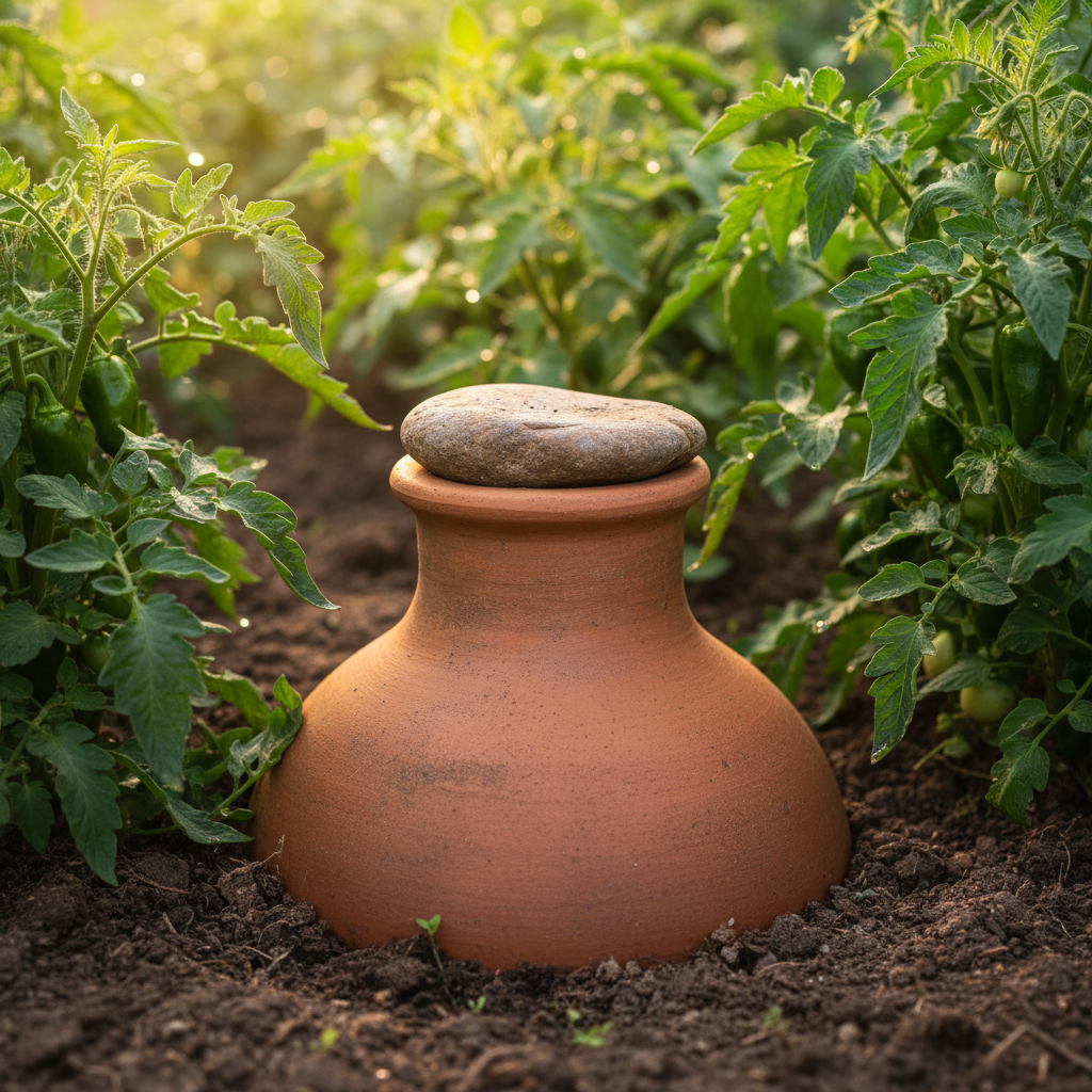 Clay Pot Irrigation: Ancient Water-Saving Magic