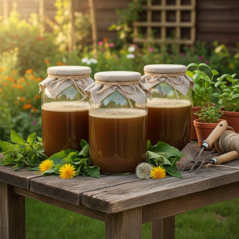 Fermented Plant Extracts: Living Fertilizer Recipes